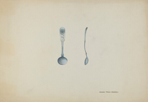 Silver Salt Spoon