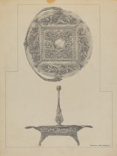 Silver Cake Dish