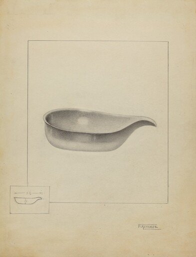 Silver Pap Boat