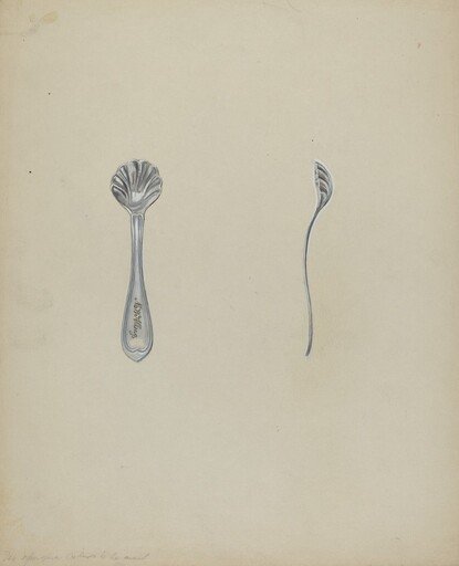 Silver Salt Spoon