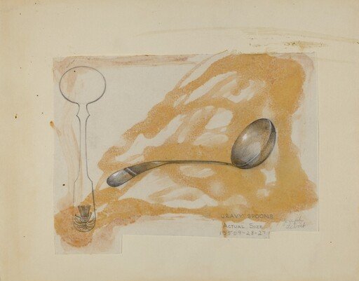 Silver Gravy Spoon