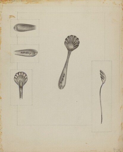 Silver Sugar Spoon