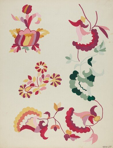 Detail of Bedspread Pattern