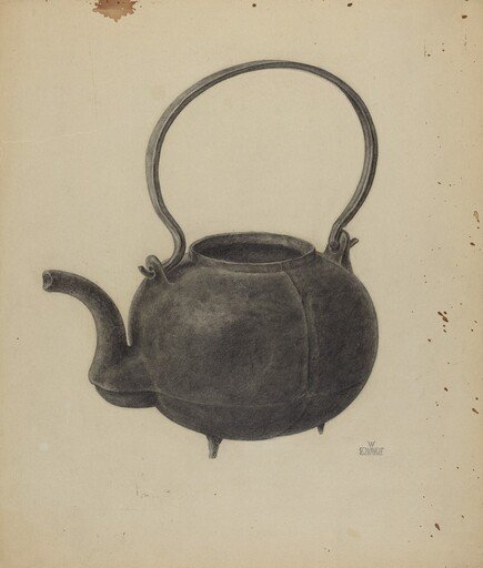 Cast Iron Tea Kettle