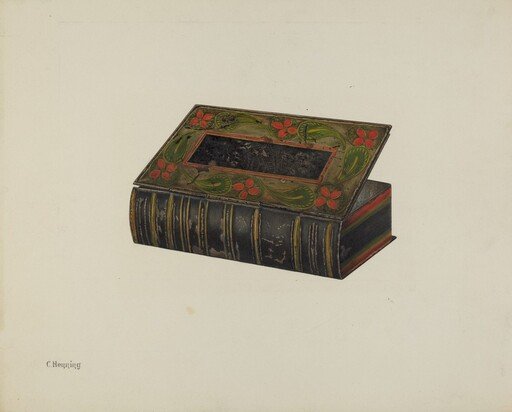 Toleware Trinket Box