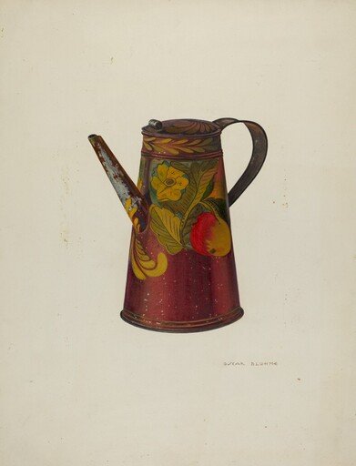 Toleware Teapot