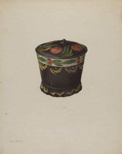 Toleware Sugar Bowl