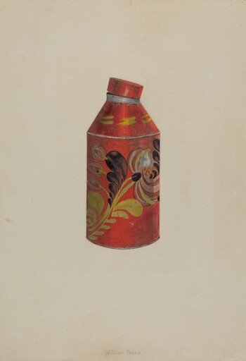 Toleware Tea Caddy