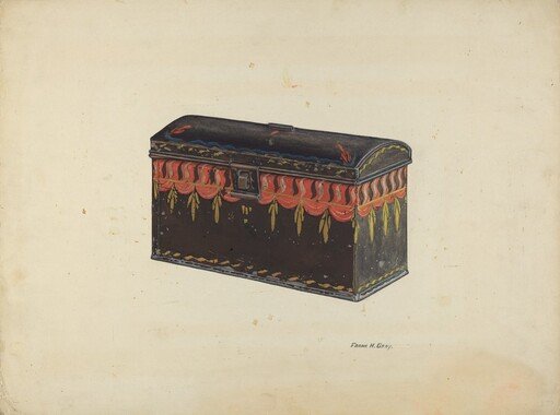 Toleware Tin Box