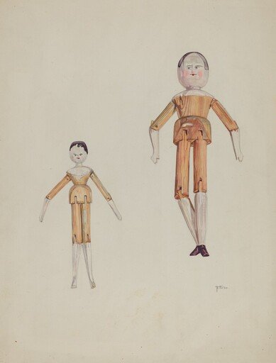 Jointed Wooden Dolls