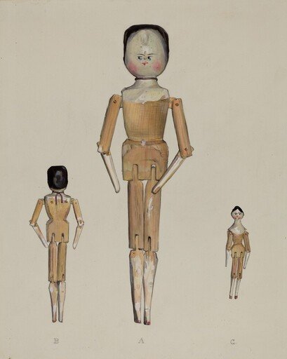 Jointed Wooden Dolls