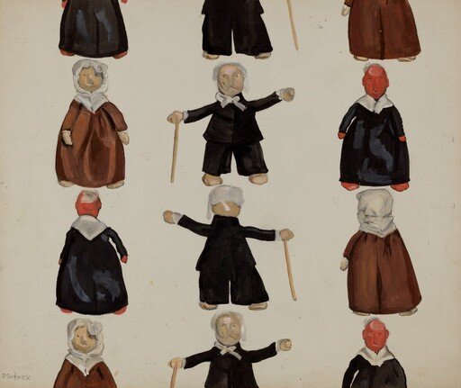 Plate of Dolls