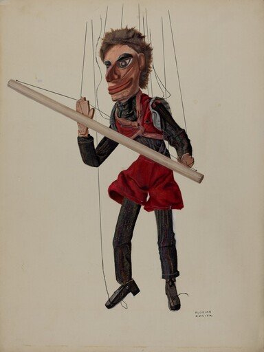 Tight-rope Walker Marionette