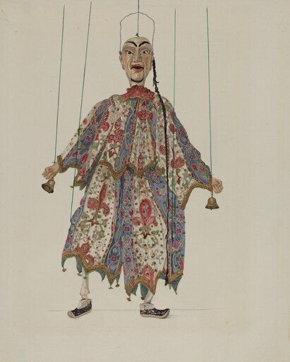 Puppet - "Chinese Minstrel"