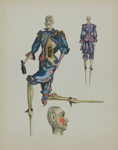 "Drunken Clown" Puppet