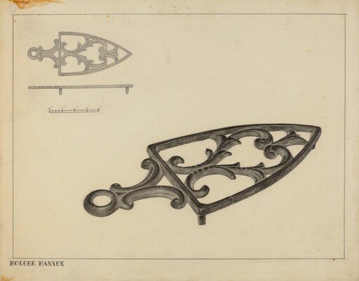 Flat Iron Holder
