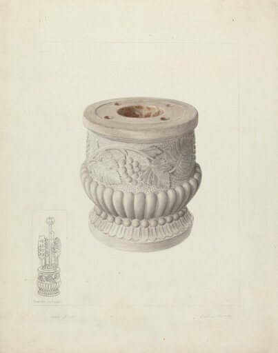 Carved Stone Urn