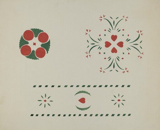 Stencilled Wall