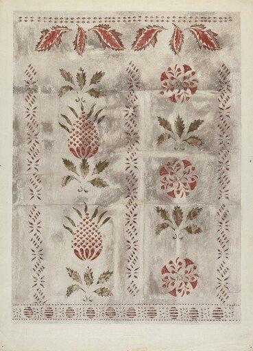 Stencilled Wall
