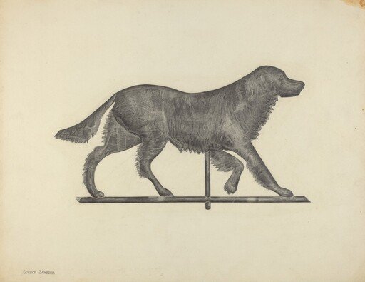 Weather Vane - Setter Dog