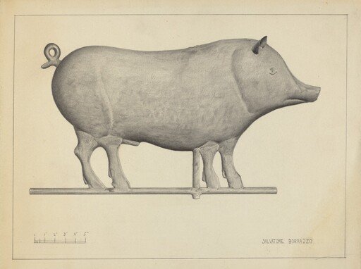 Pig Weather Vane