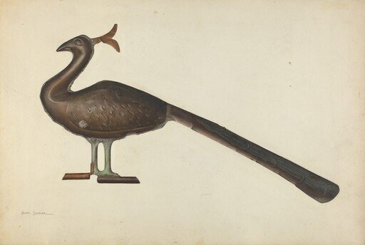 Weather Vane Peacock
