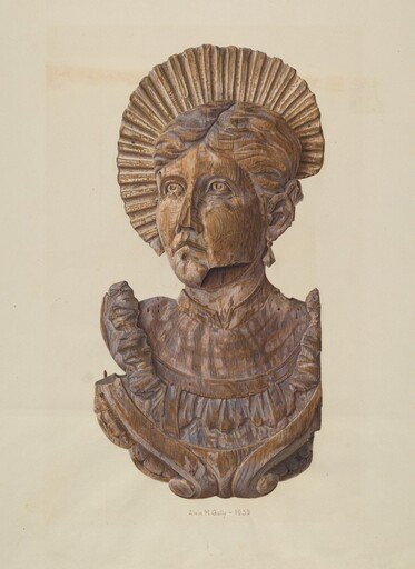 Head from Circus Wagon