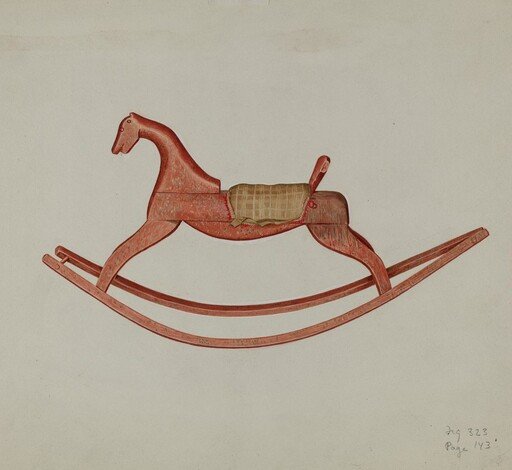 Wooden Rocking Horse