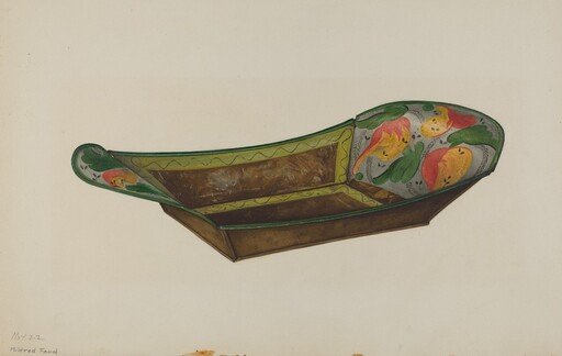 Toleware Bread Tray
