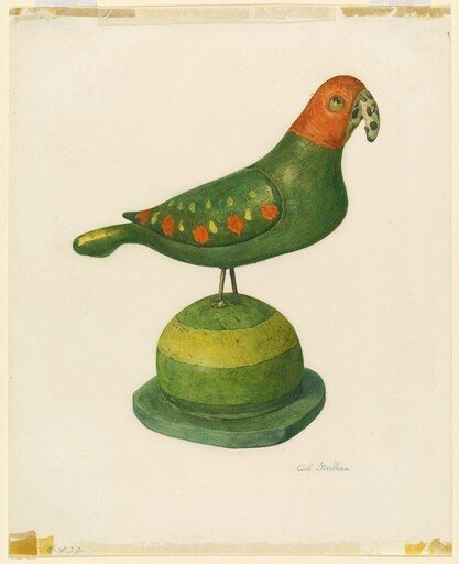 Pensylvania German Carved Bird