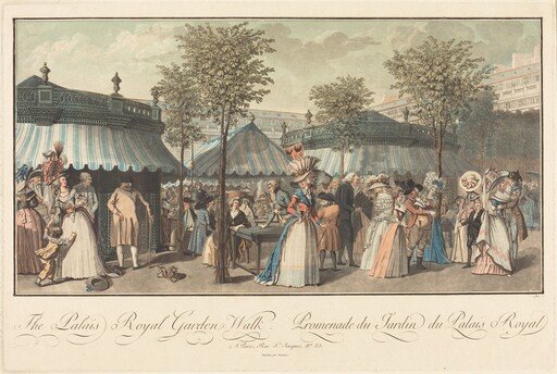 The Palais Royal--Garden's Walk / Promenade du Jardin du Palais Royal