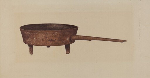 Skillet with Four Legs