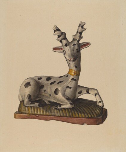 Chalkware Deer