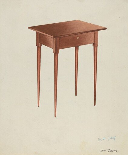 Shaker Candle Table