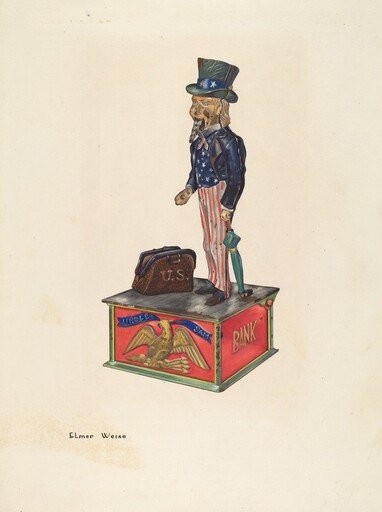 Toy Bank: Uncle Sam