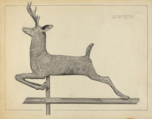 Deer Weather Vane