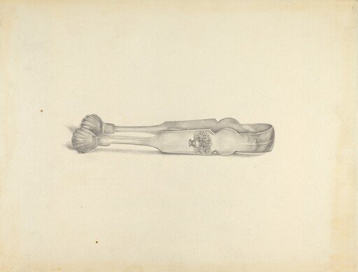 Silver Sugar Tongs