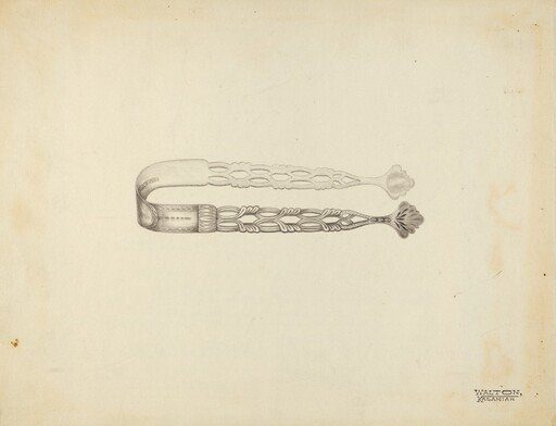 Silver Sugar Tongs