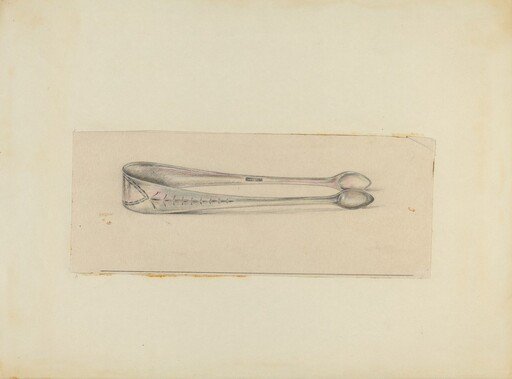 Silver Sugar Tongs