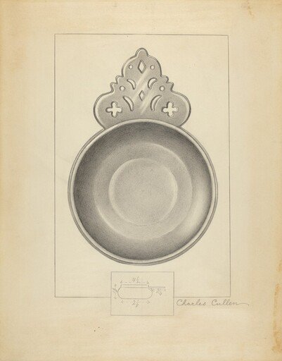 Pewter Porringer