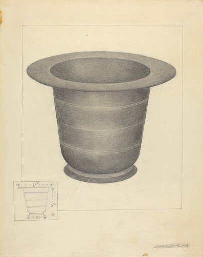 Pewter Commode Form