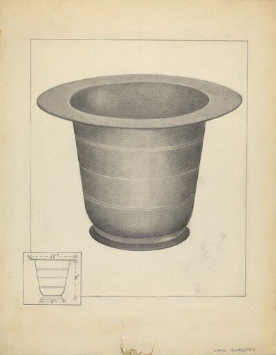 Pewter Commode Form