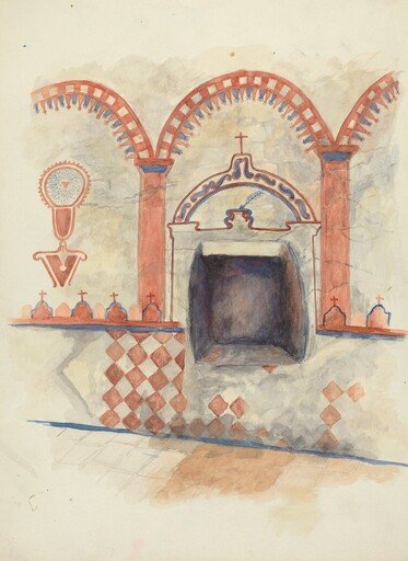 Wall Painting and Baptismal Niche