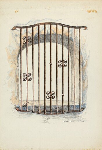 Iron Grille at Window