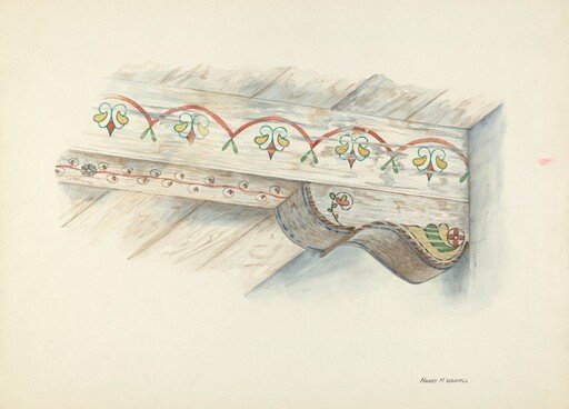 Painted Decorations on Ceiling