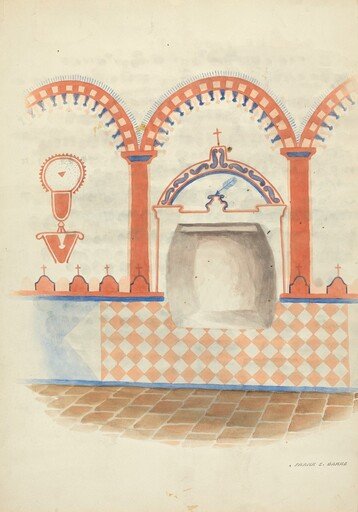 Wall Painting and Baptismal Niche