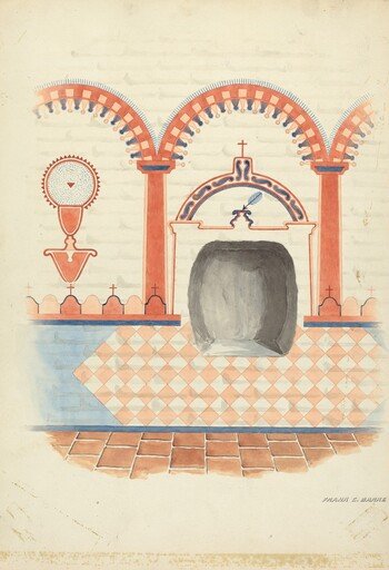 Wall Painting and Baptismal Niche