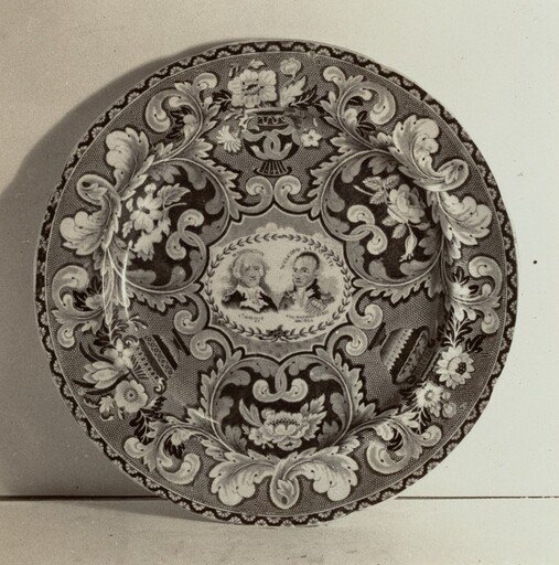 Plate - "Washington and Lafayette"