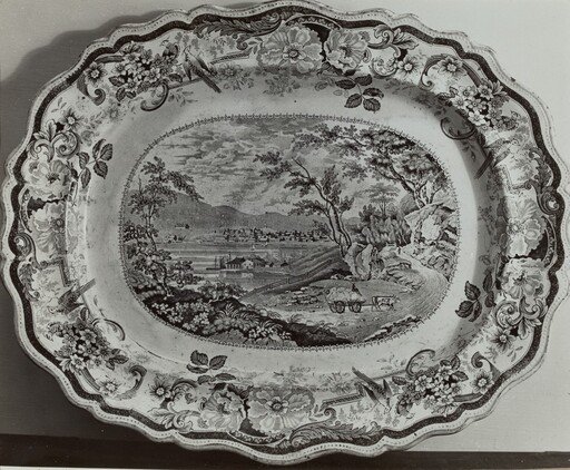 Plate - "Newburgh on the Hudson"