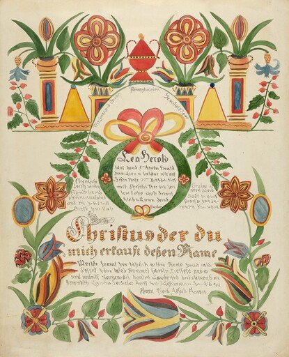 Baptismal Certificate
